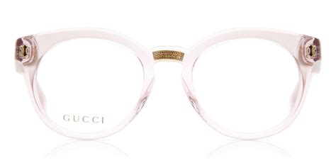 gucci gg 0185o 007pink transparent|Gucci GG0185O 007 Eyeglasses in Pink .